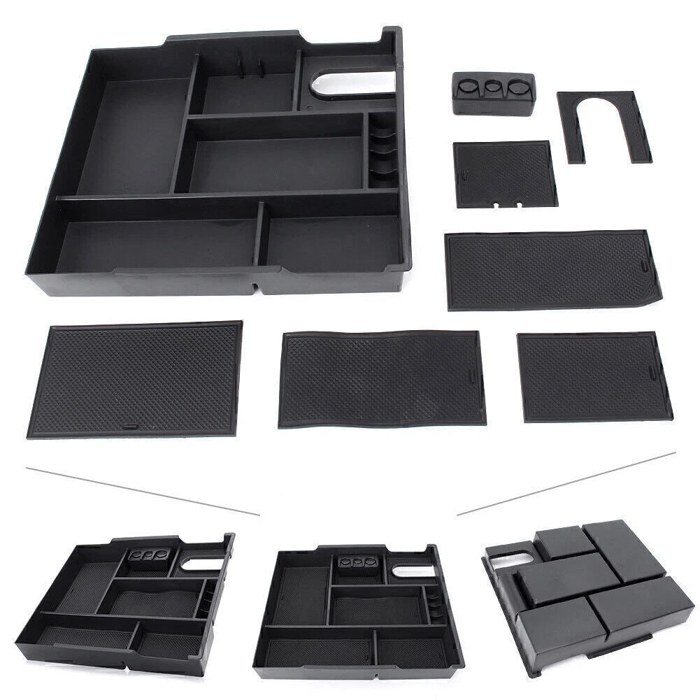 Center Console Armrest Storage Box Tray for Toyota Tundra (2014–2018)