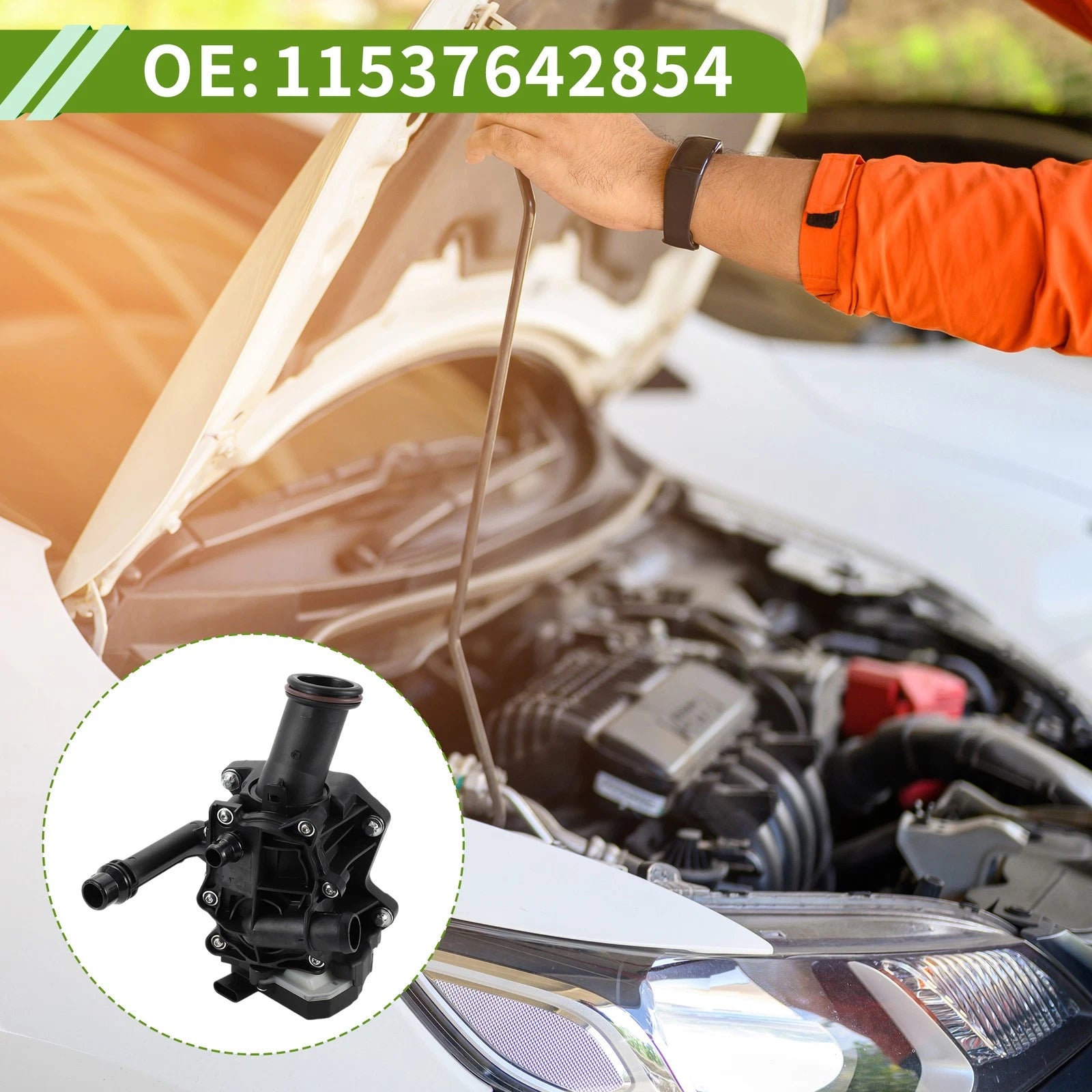 Engine Coolant Thermostat Housing Assembly for BMW 540i xDrive (2017–2020)