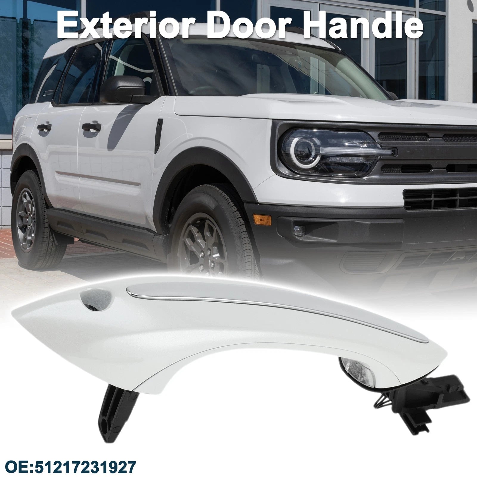 Exterior Door Handle Replacement for BMW 5 6 7 F12 Front Left (2011–2019)