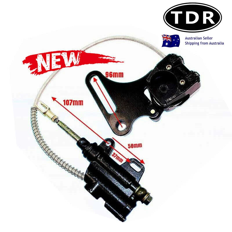 Rear Brake Caliper Cylinder System for Atomik Pitpro 110/125/140cc