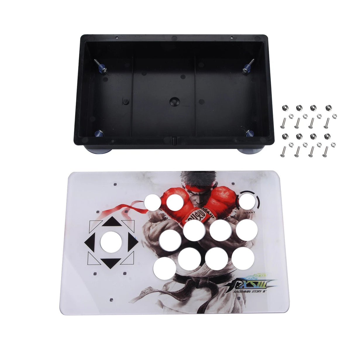 Set of 1 Acrylic Panel and Case DIY Kit for Arcade Game