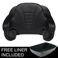 Matt Black Backrest Pad Speakers for Harley Touring Glide (2014–2026)