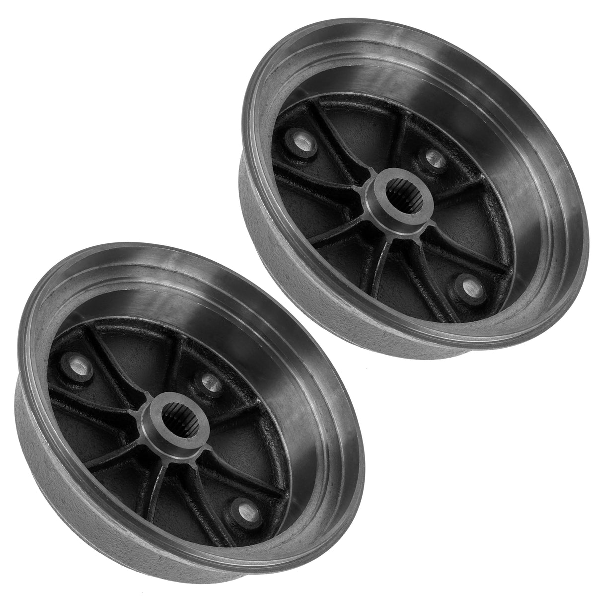 2x Rear Wheel Brake Hub Left/Right Heavy Duty Replacement for Kawasaki (2000–2005)