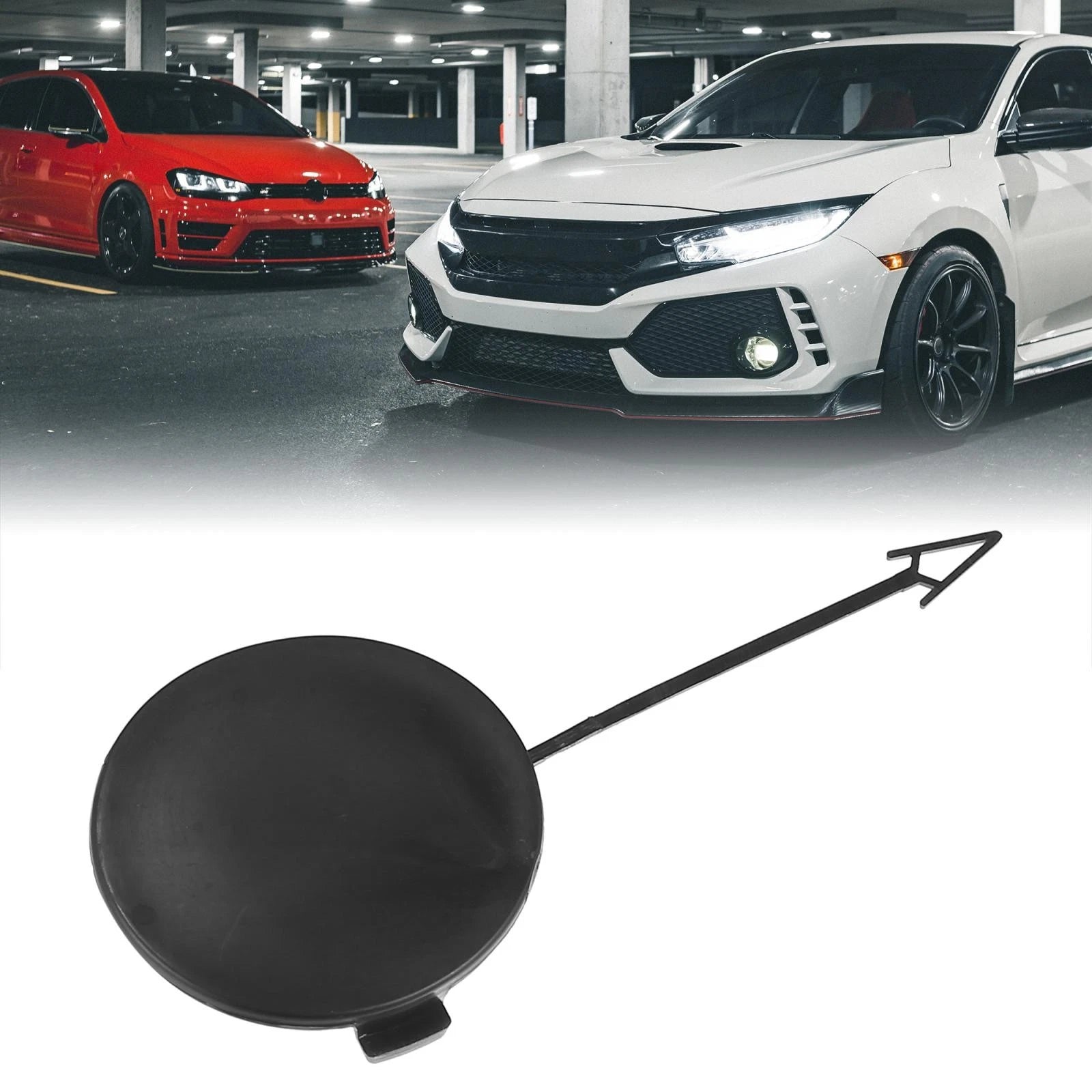 Front Bumper Tow Hook Cover Cap Trim for Audi A4 (2005–2009)