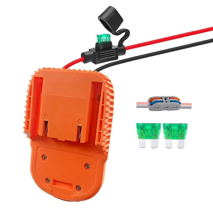 Power Wheels Adapter for AEG/RIDGID 18V Lithium Battery (Compatible)
