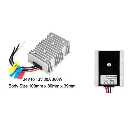 Step Down Converter DC 24V to 12V 30A 360W with Short Circuit Protection