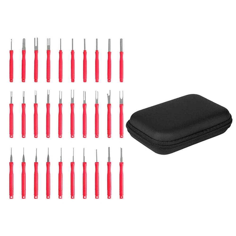 30Pcs Terminal Removal Tool Kit for Electrical Connectors (Universal)