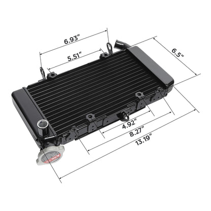Black Radiator Cooler for Honda CB500F (2019–2021)