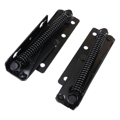 2Pcs Adjustable Angle Mechanism Hinge for Sofa Bed Hardware Black Steel