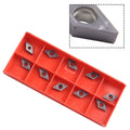 10PCS DCMT070204 VP15TF Carbide Inserts for Lathe Turning Tools
