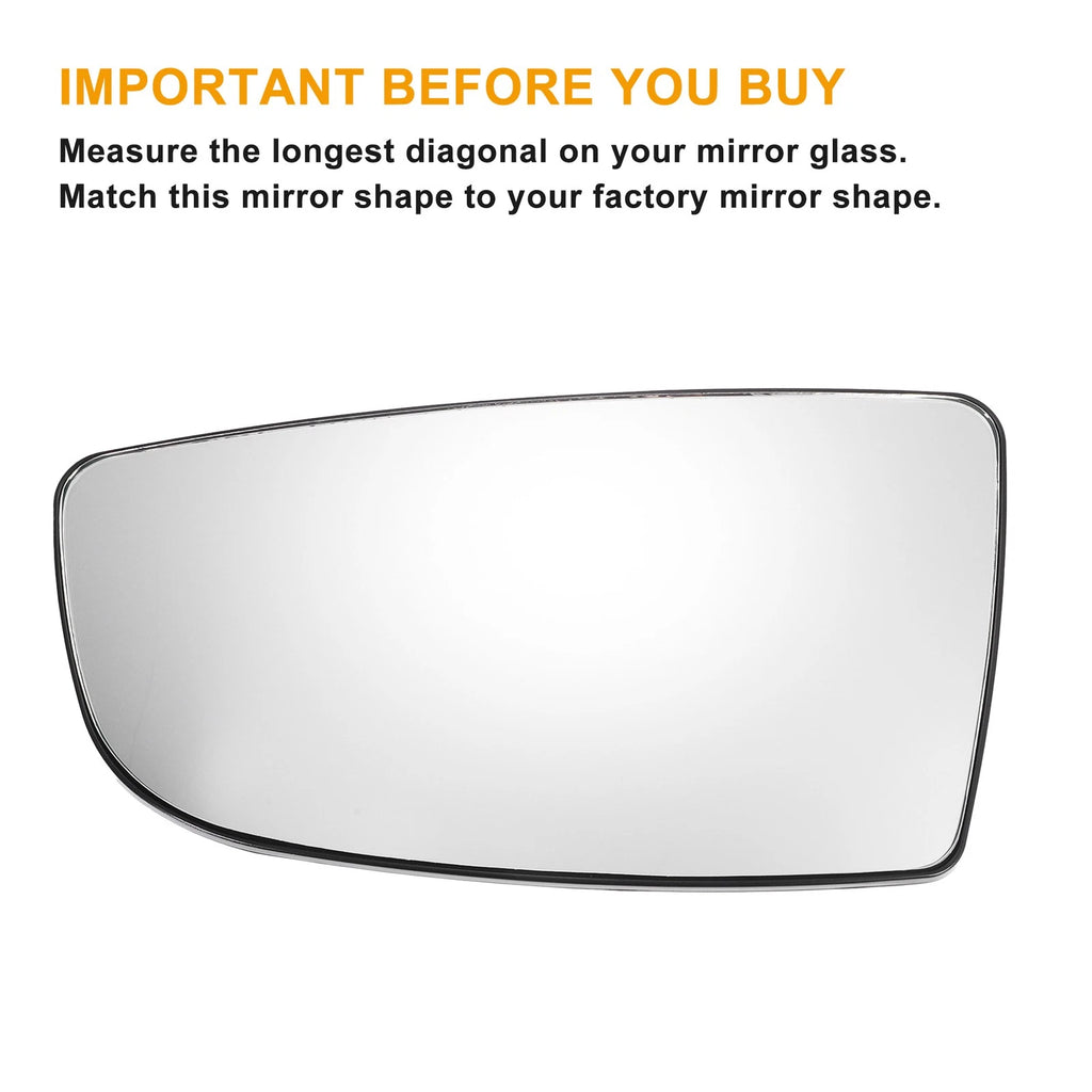 Left Lower Mirror Glass for Ford Transit T150 T250 (2014–2022)