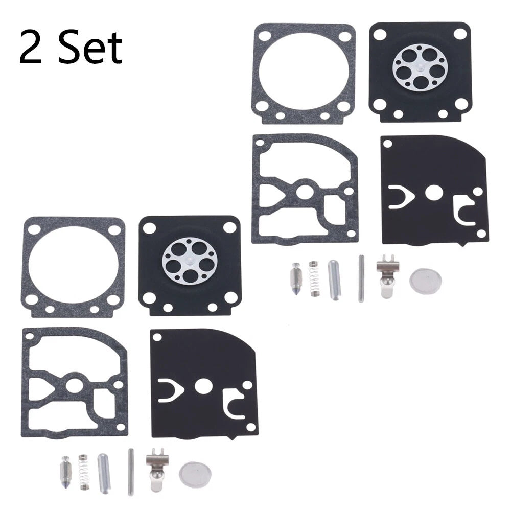 Set of 2 Carburetor Gasket Kit for ZAMA RB-129 C1M-W26A C1M-W26B C1M-W26C