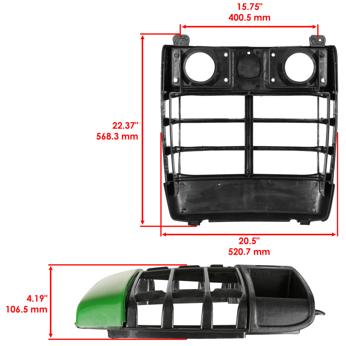 Front Grille Replacement for John Deere 4200 4210 4300 (2000–2000)
