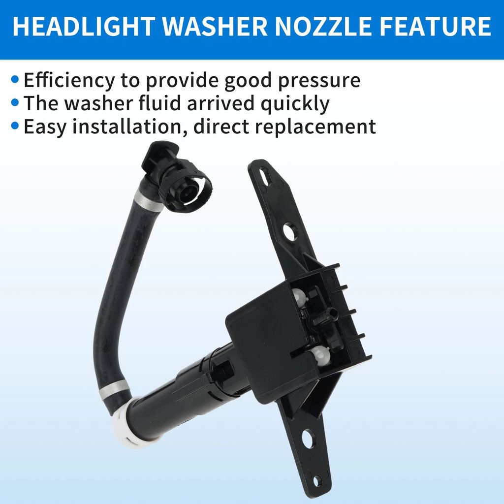 Left Passenger Side Headlight Washer Nozzle for Subaru Forester (2014–2018)