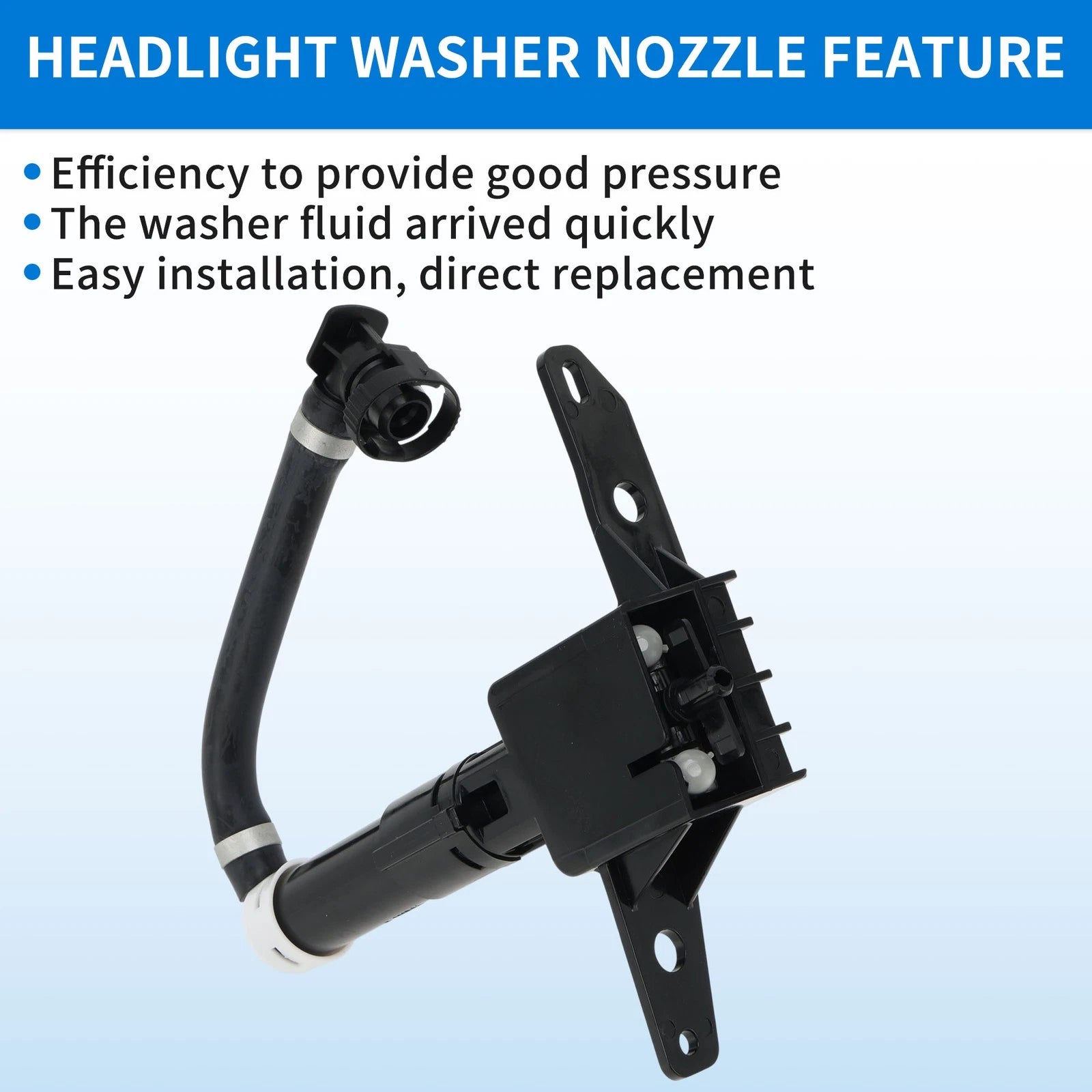 Left Passenger Side Headlight Washer Nozzle for Subaru Forester (2014–2018)