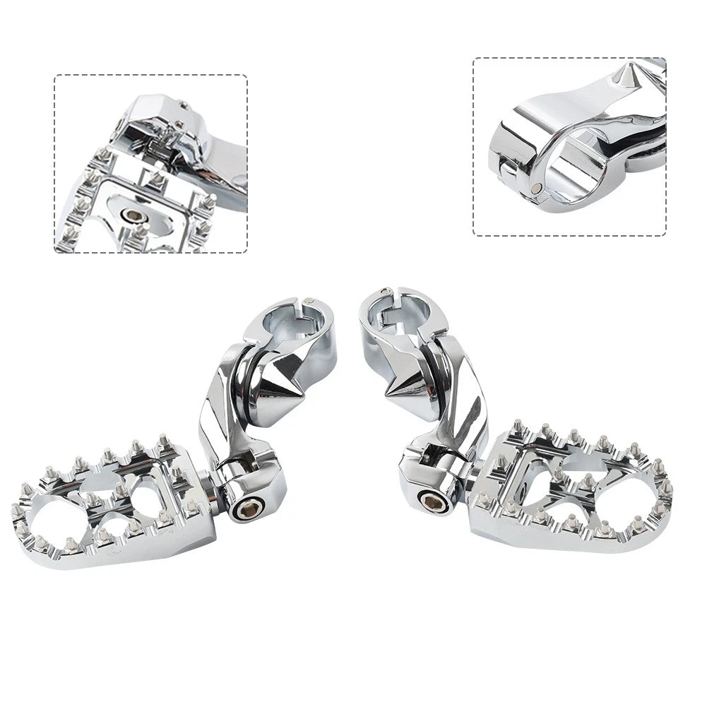 Highway Foot Pegs for Harley Touring (1.25'', 1-1/4'')