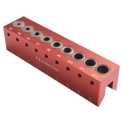 4 12mm Woodworking Dowel Drill Guide for Vertical Hole Drilling