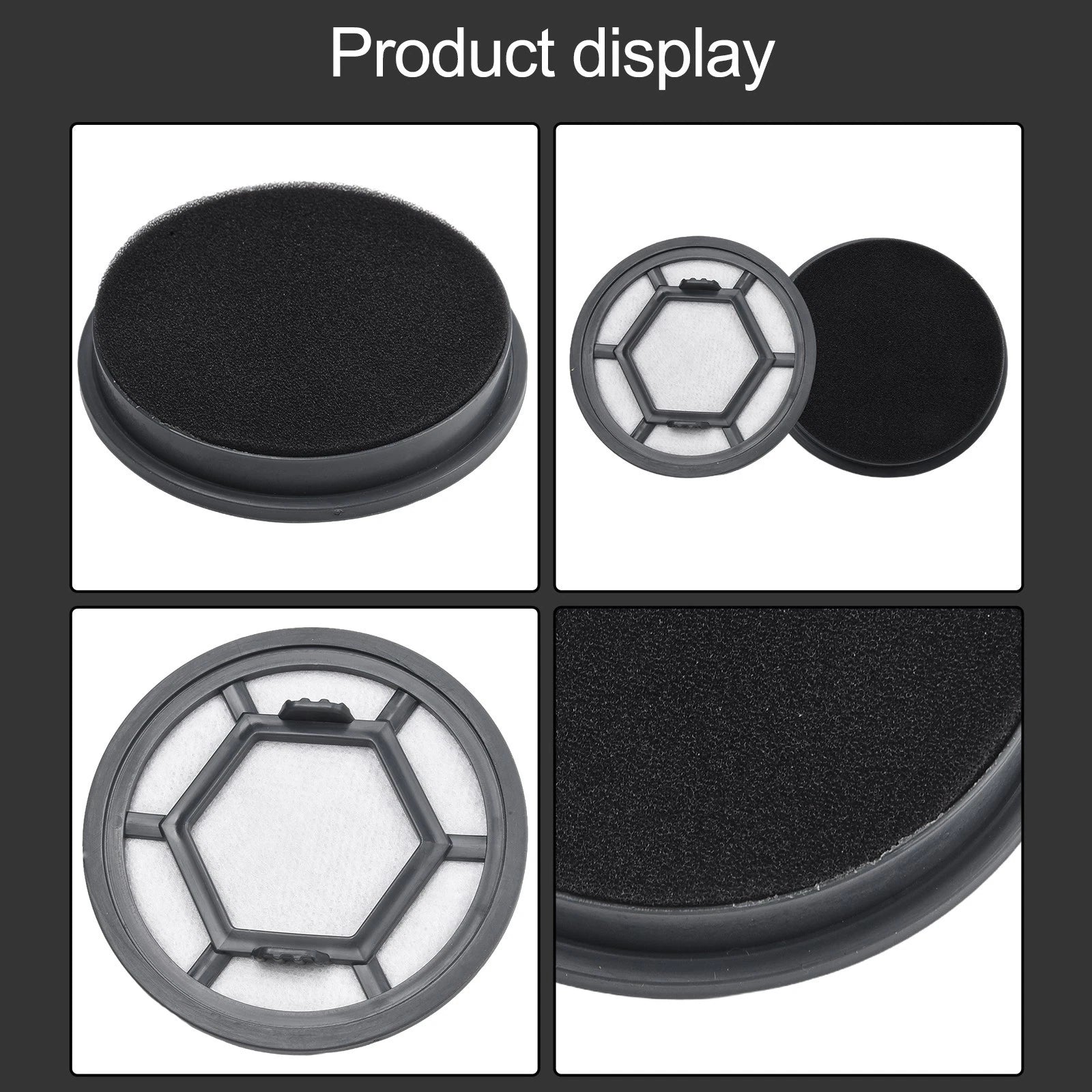2pcs Filter with Sponge for ACCVC8083 (Clean Water)