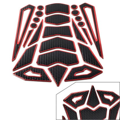 Gas Tank Pad Cover for Motorcycle (Red)