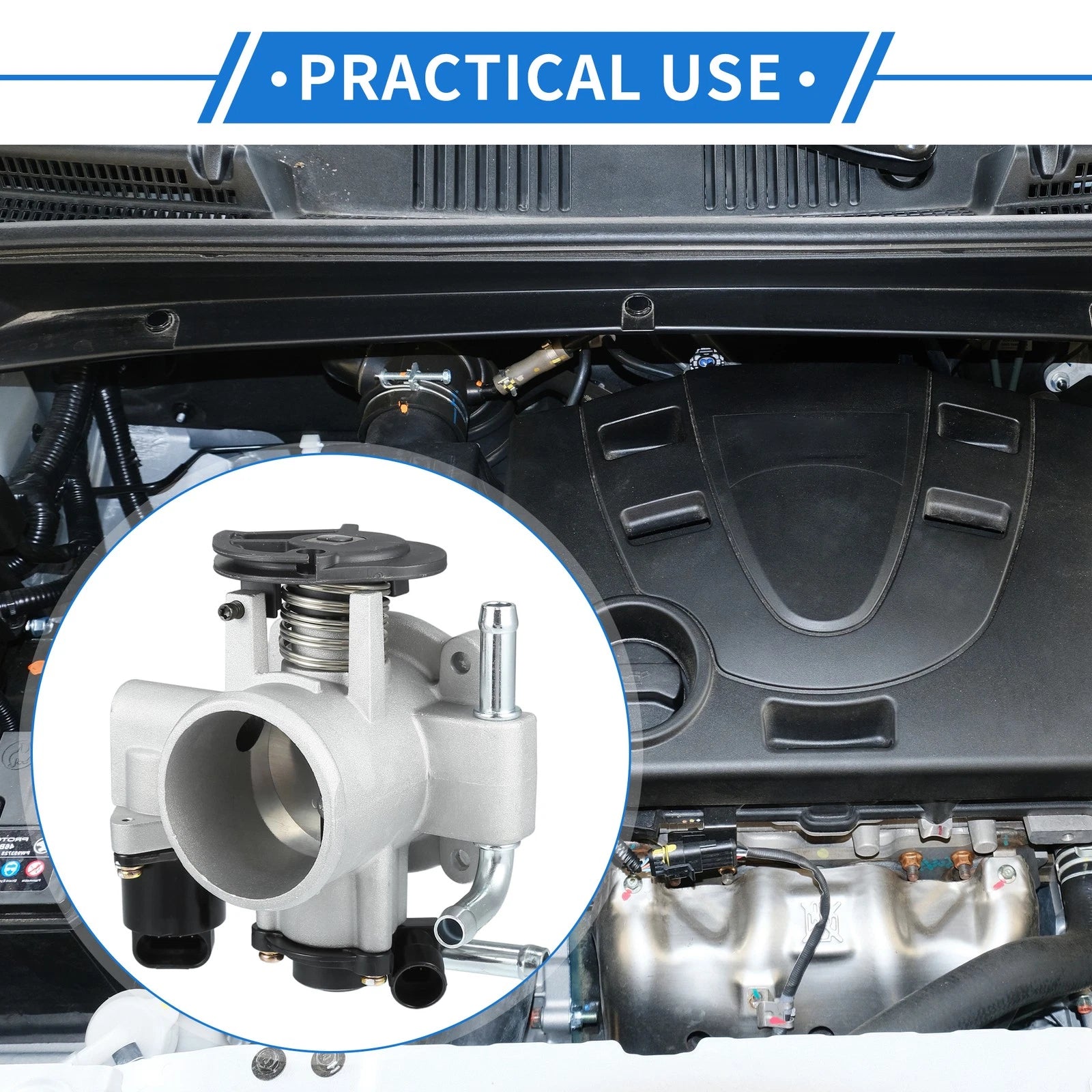 Throttle Body Replacement for Chevrolet Aveo 1.6L L4 Gas (2004–2005)