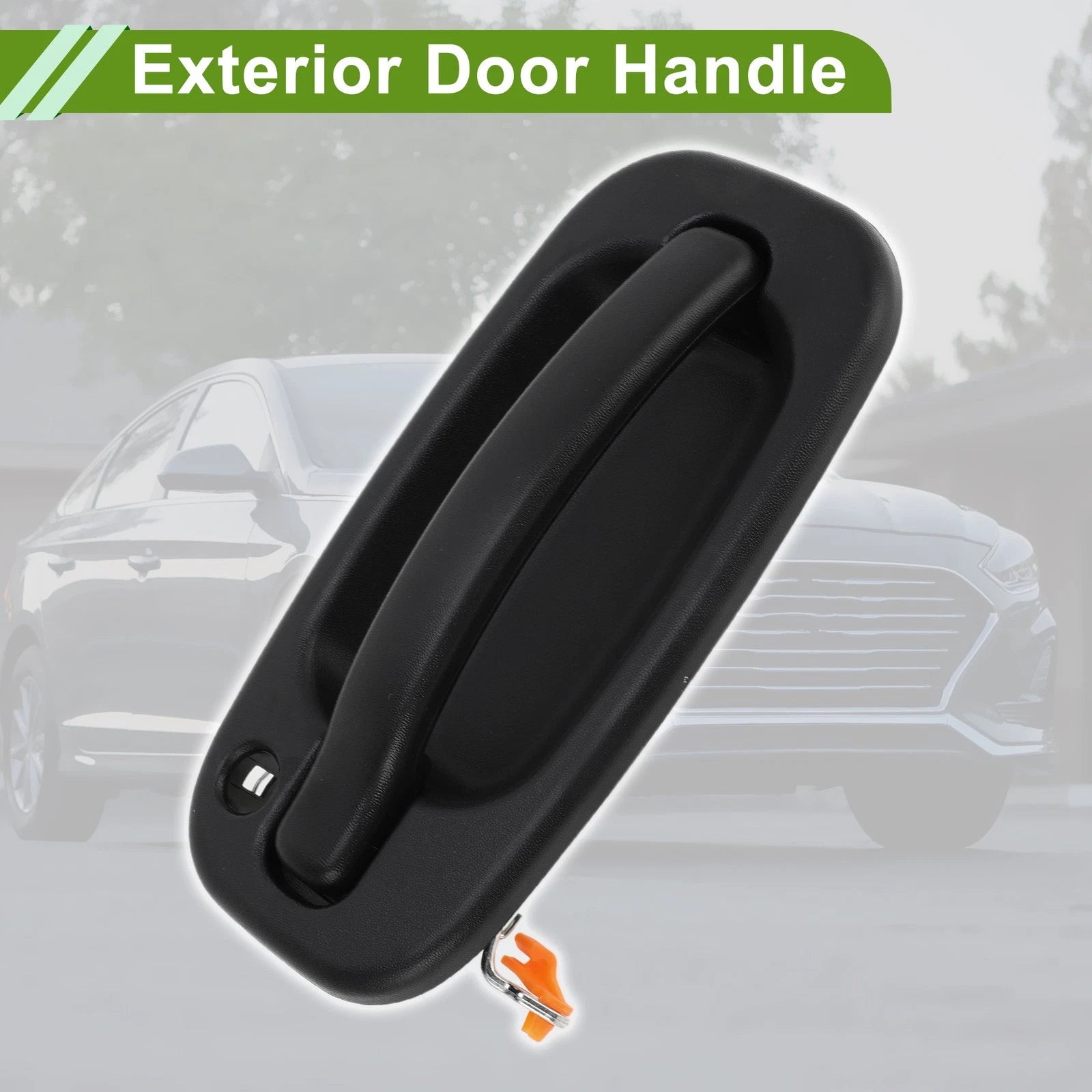 Exterior Door Handle Replacement Black Front Left for Chevrolet GMC (2007–2024)