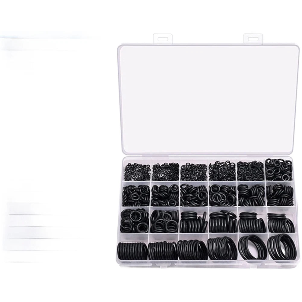 950pcs Nitrile Rubber O Rings Kit for Automotive and Plumbing Sealing
