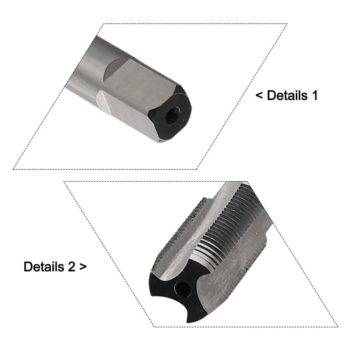 M10x1.0mm Left Hand Tap for Metalworking Tools (1 Piece)