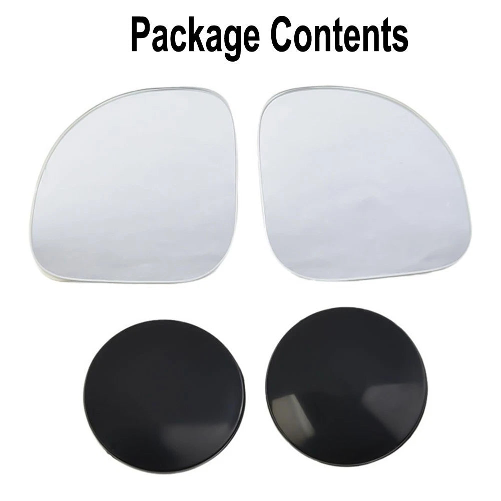 2Pc Adjustable Side Rearview Blind Spot Mirror for Car