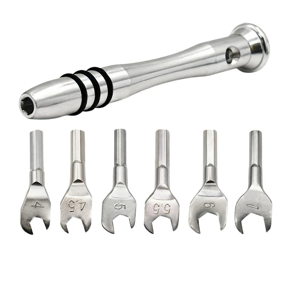 Set of 5 Precision Wrenches for Automotive Use (4mm–7mm)