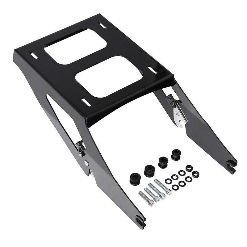 Chrome/Black Mounting Rack for Harley Softail Sport Glide (2018–2022)