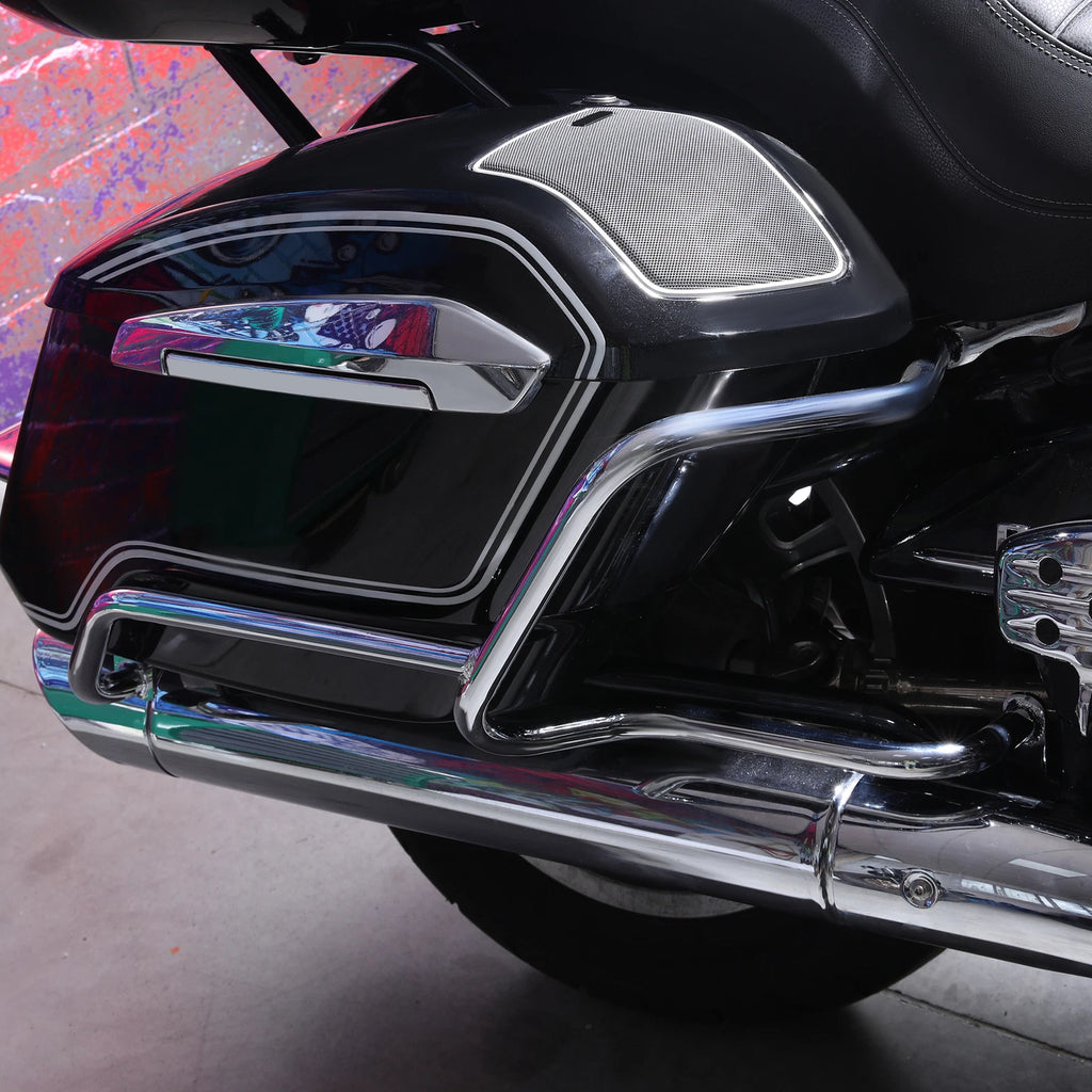 Chrome Saddlebag Guards for BMW R18 B Transcontinental (2022–2023)