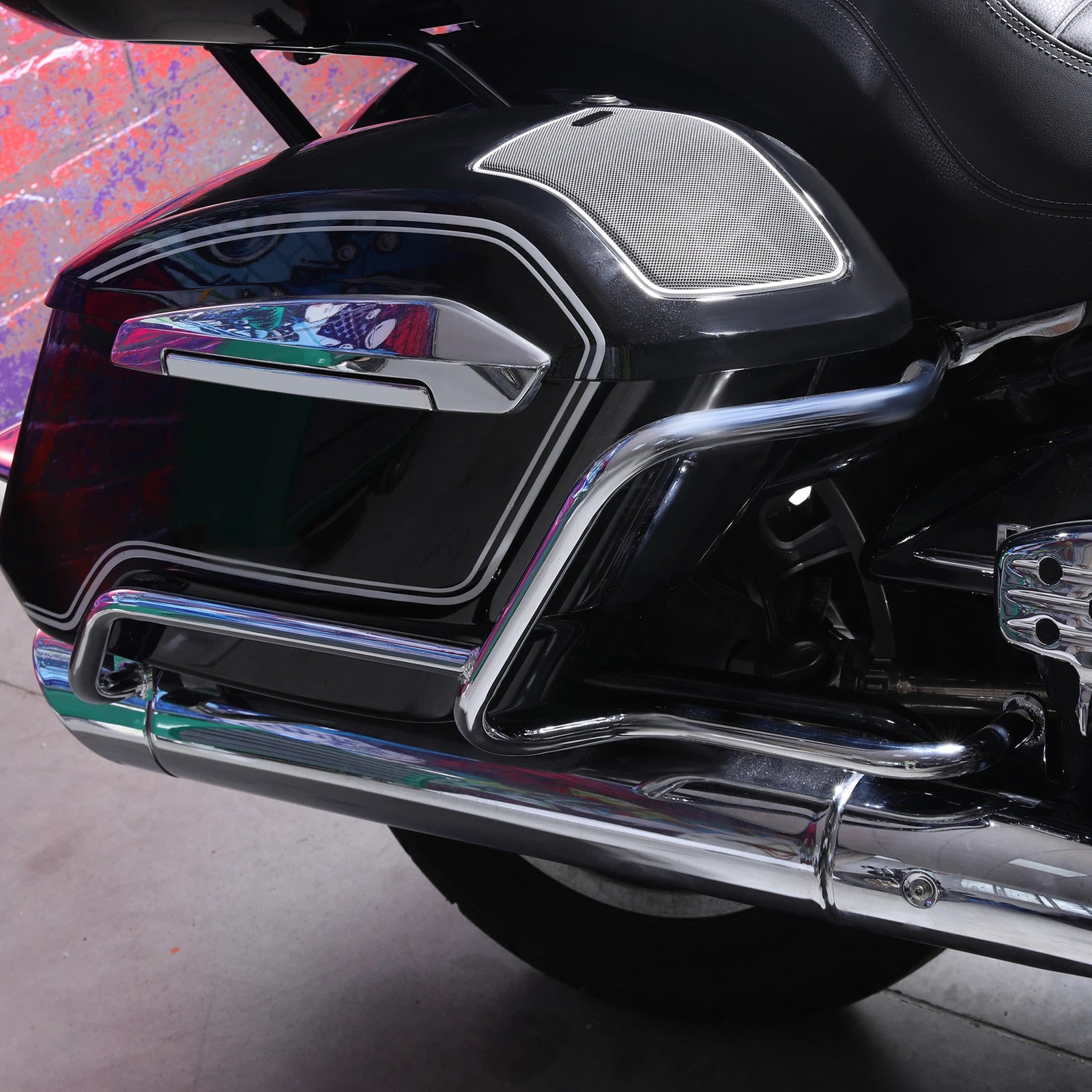 Chrome Saddlebag Guards for BMW R18 B Transcontinental (2022–2023)