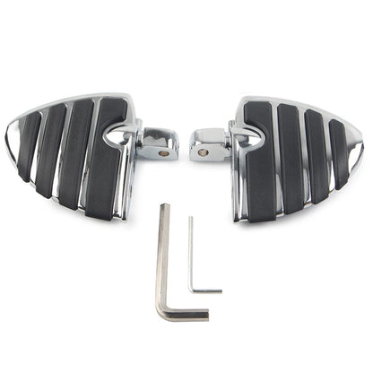 Rear Foot Pegs Footrests Chrome for Honda 750 Shadow (2000–2013)