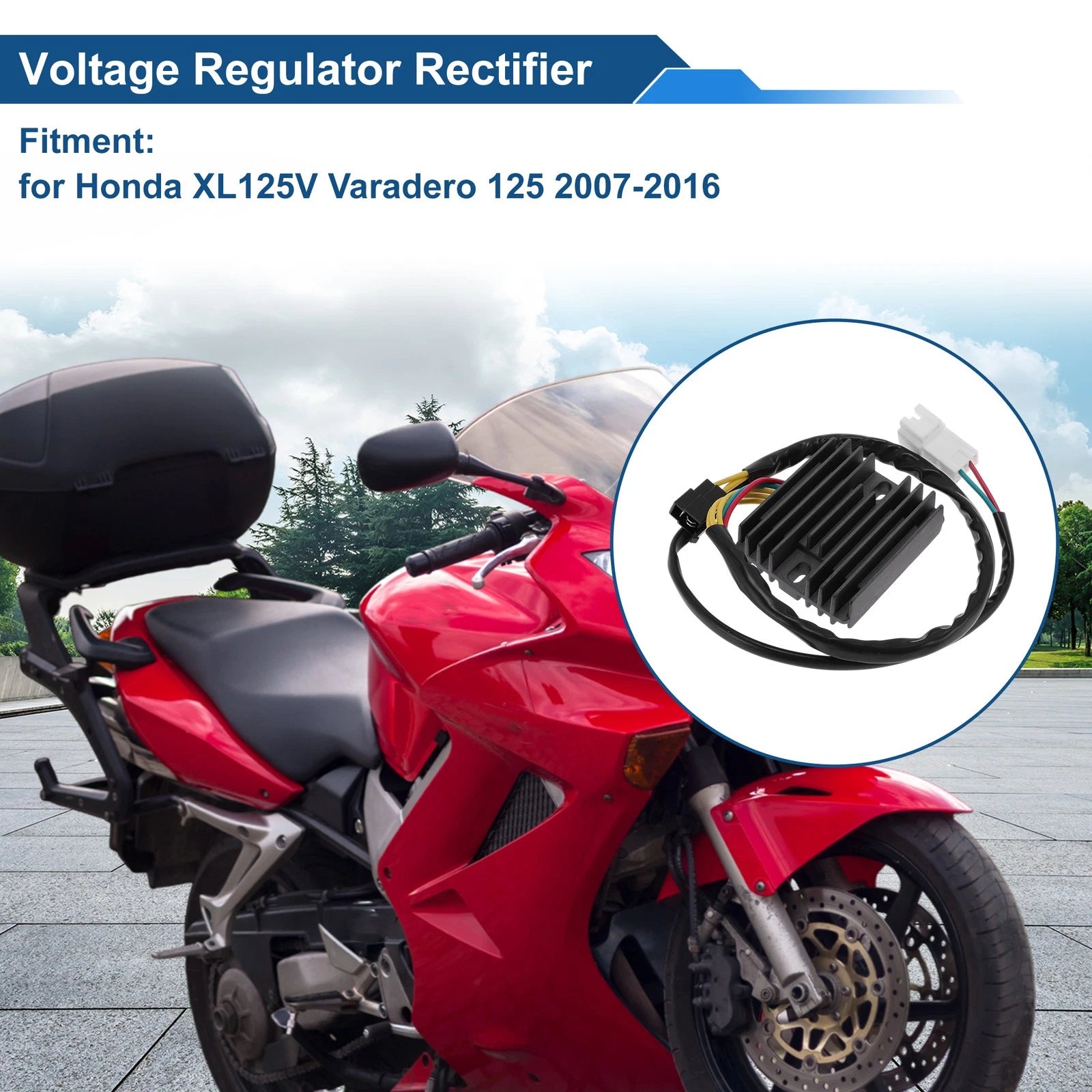 Voltage Regulator Rectifier Replacement for Honda XL125V Varadero (2007–2009)