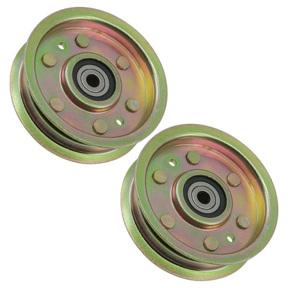 Qty 2 Deck Flanged Idler Pulley Replacement for Ariens 48 in (2000–2024)