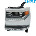 LED Chrome Left Side Headlight Bezel for Silverado 1500 (2016–2018)