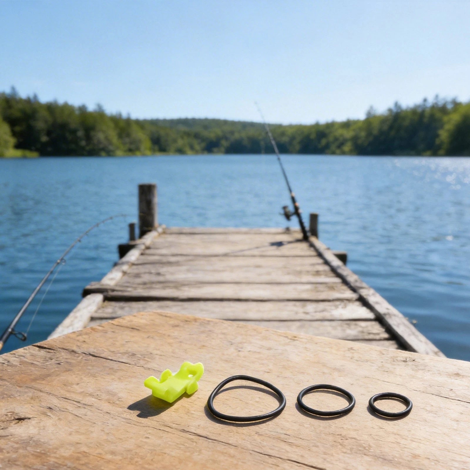 5pcs Plastic Bait Holders for Fishing Rods
