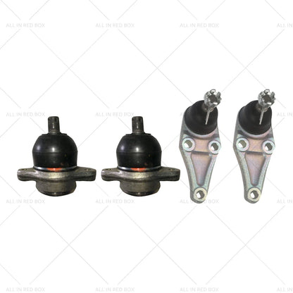 4X Front Lower & Upper Ball Joints for Mitsubishi Pajero NM NP (2000–2011)
