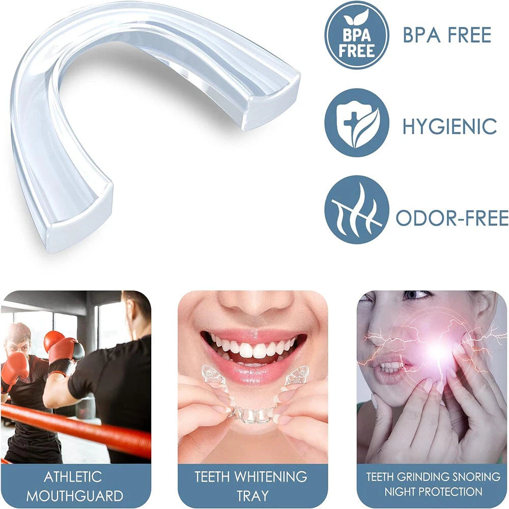 Custom-Fit Dental Night Mouth Guard for Teeth Grinding (Universal Fit)