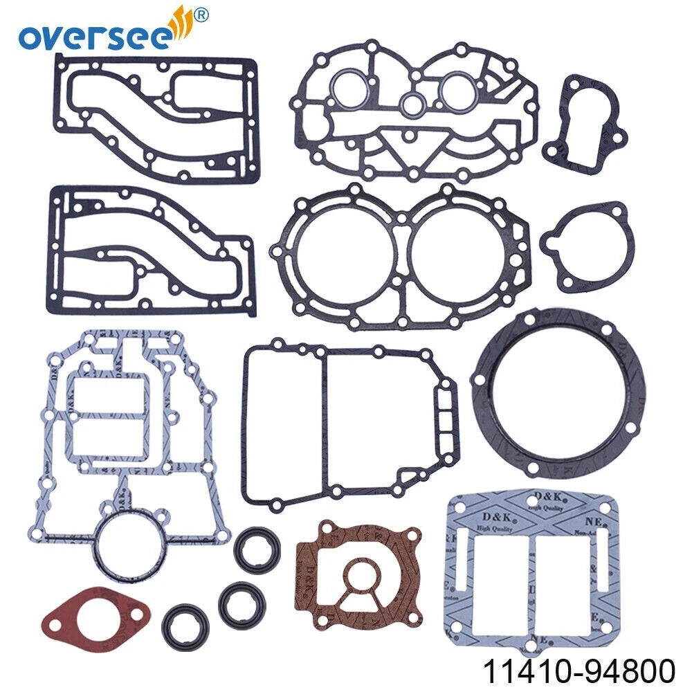 Gasket Kit for Suzuki Outboard DT40 2 Cylinders (11410-94800, 11410-94824)