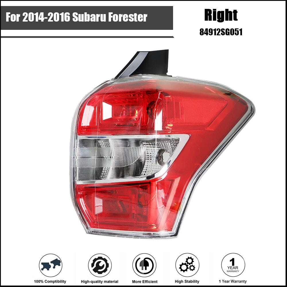 Tail Light Assembly Set for Subaru Forester (2014–2016) Right Rear
