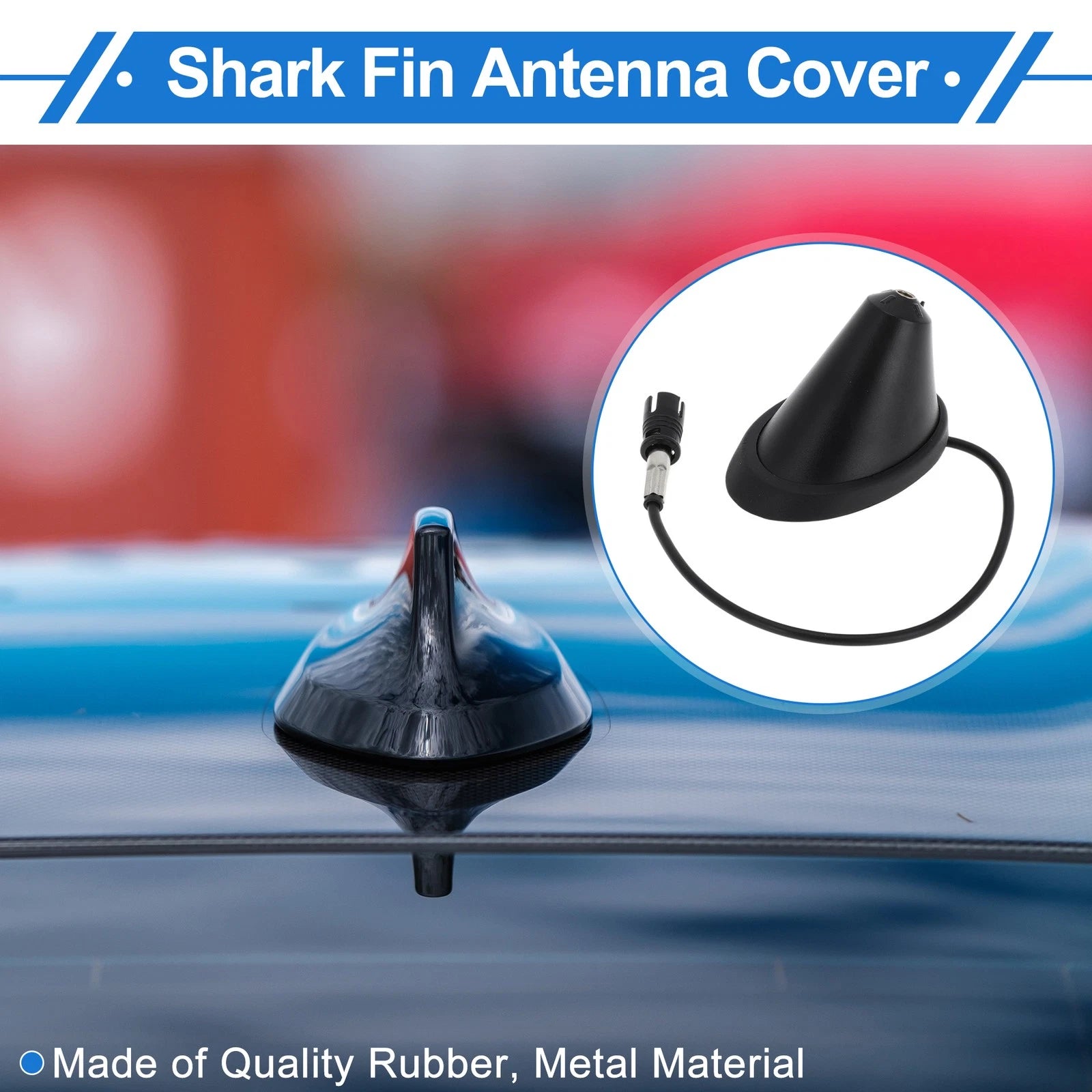 Antenna Base for Fiat 500, Panda (2012) - Black