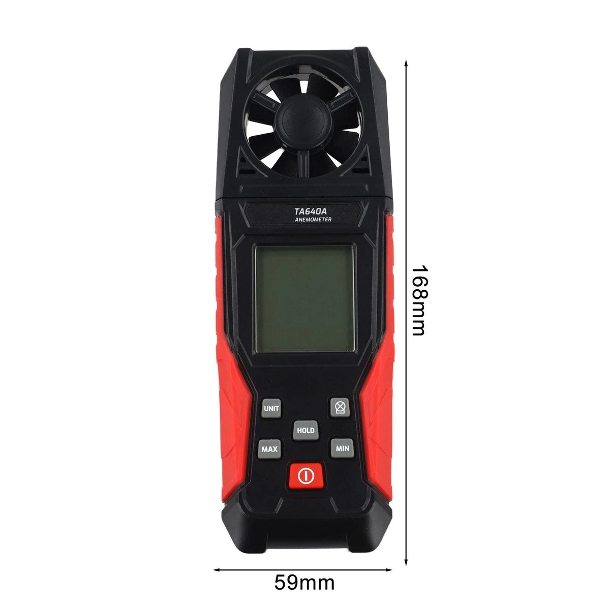 Handheld Digital Anemometer Air Velocity Meter with Temperature Measurement