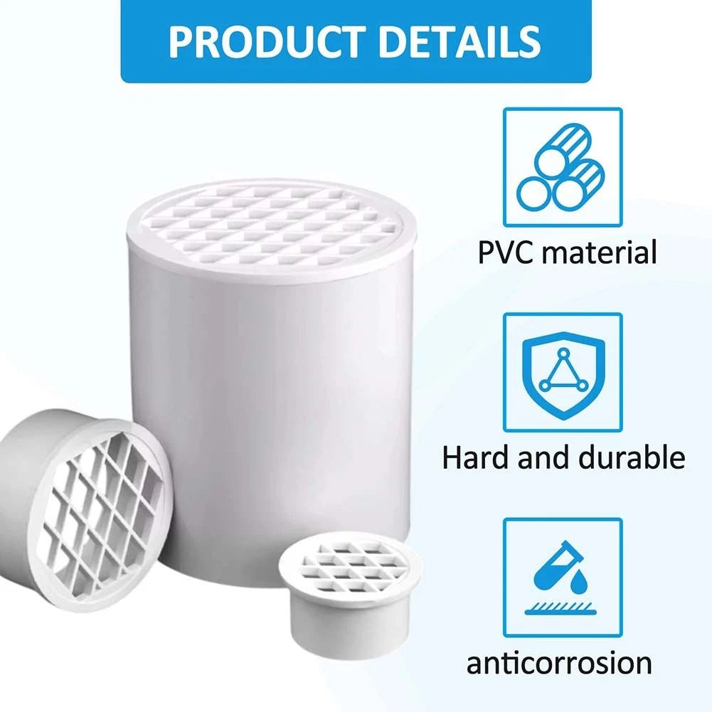 3X Round Drain Strainers for Easy Installation and Cleaning