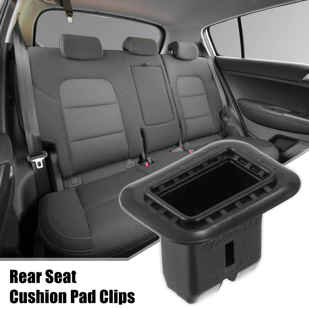 Rear Seat Cushion Pad Clips Fasteners Replacement Set for Audi A4 (2002–2008)