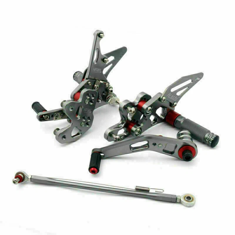 Aluminum Rearsets Footpegs Pedals for Suzuki GSX-R 600 750 (2011–2019)