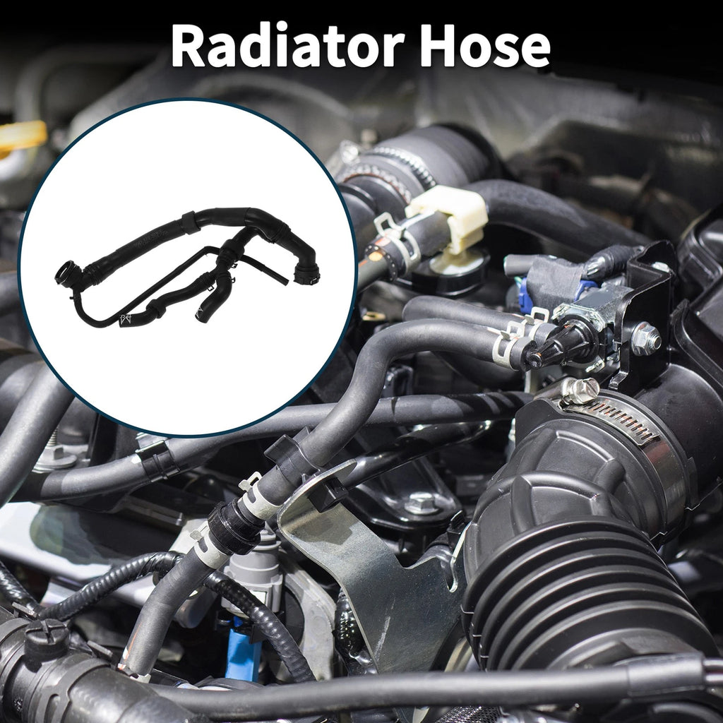 Radiator Hose Replacement Rubber Water Pipe for Audi A3 1.8 (2015–2017)