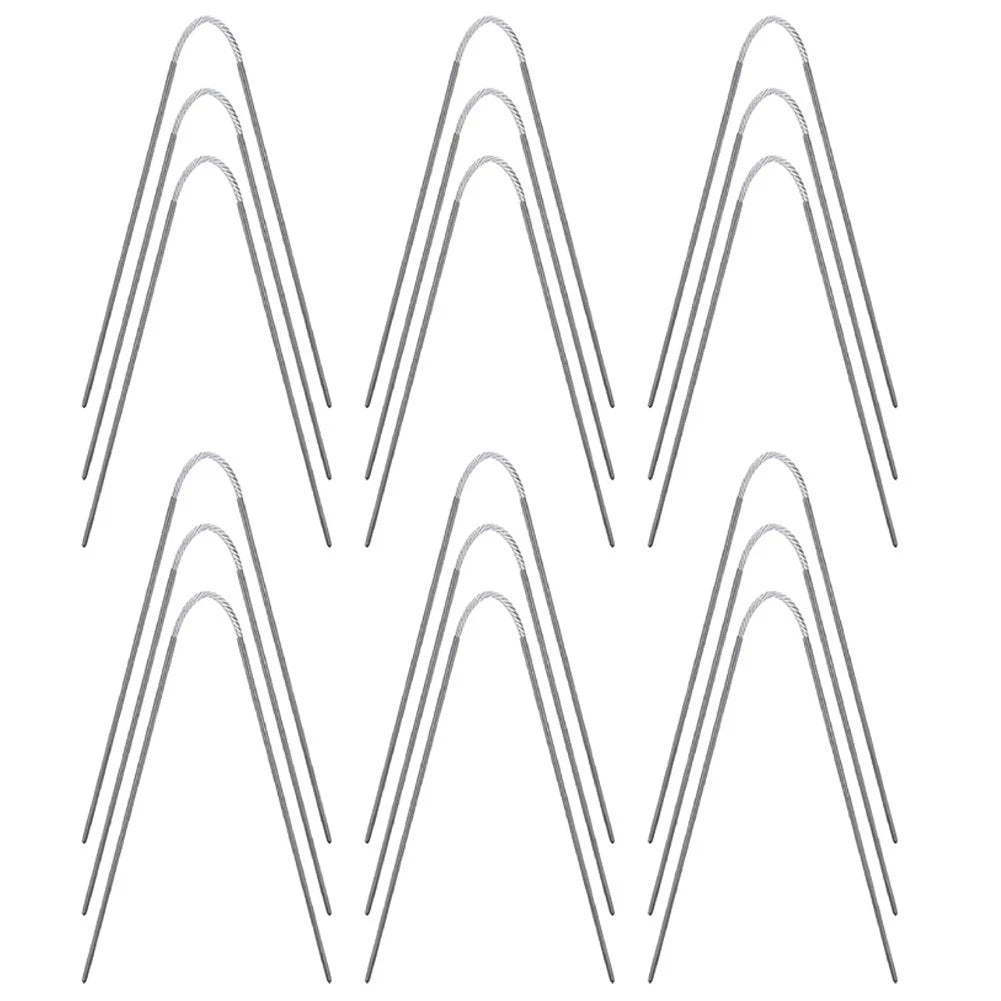 Stainless Steel Round Metal Loop Needles for Knitting (Crafting Tools)