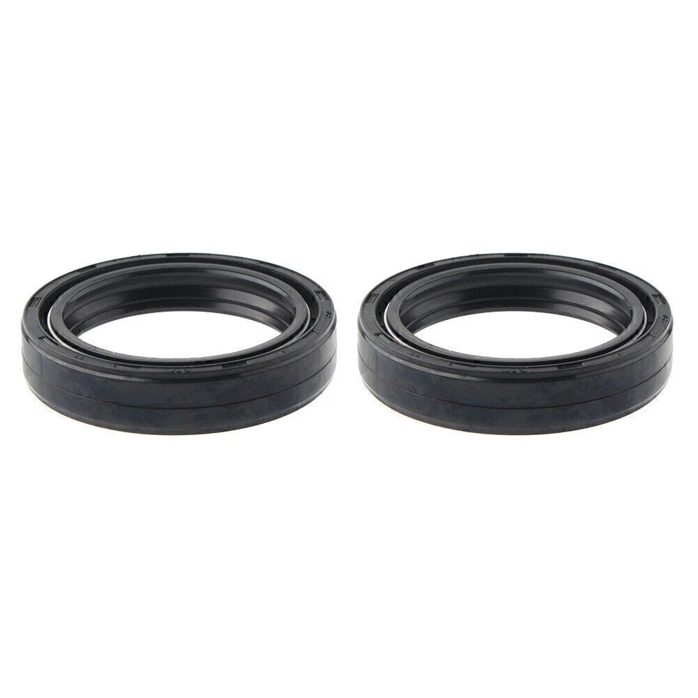 2x 39X51-8/11MM cycle Front Fork Damper Shock Absorber Fork Black Oil Seals