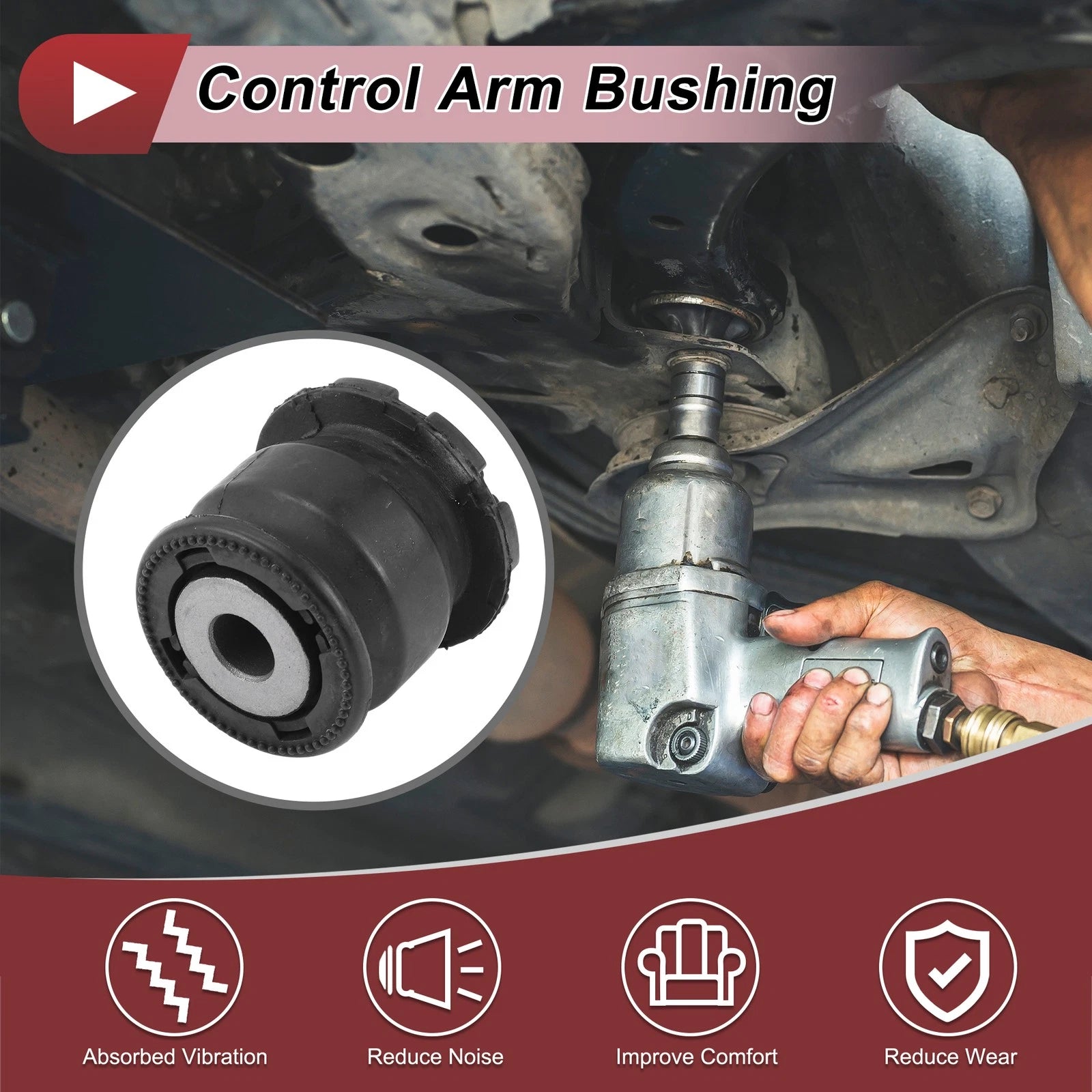 Rear Control Arm Bushing Replacement for Honda CR-V CRV 2001–2007